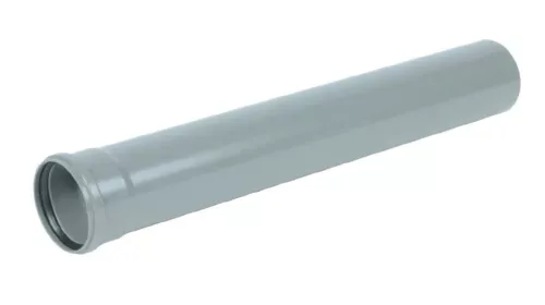 PVC tokos cső 110mm 1fm szürke