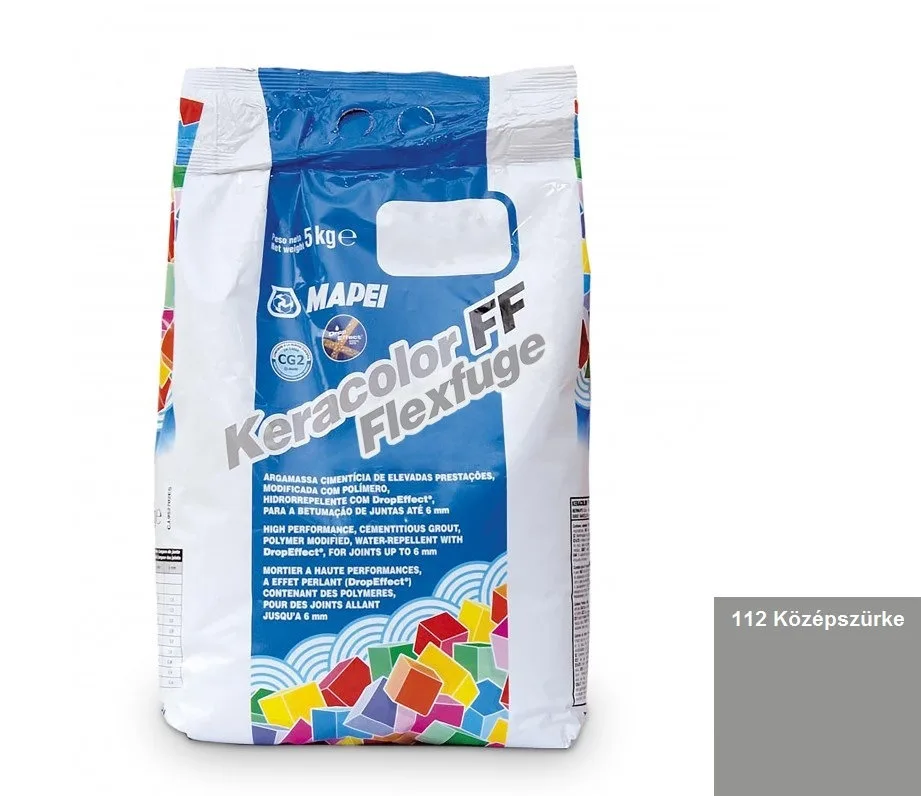 Mapei fugázó 112 Középszürke 5kg