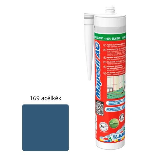 Mapei Mapesil AC 169 acélkék 310ml