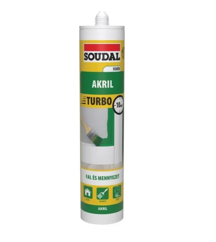 Soudal Akril turbo 280ml fehér