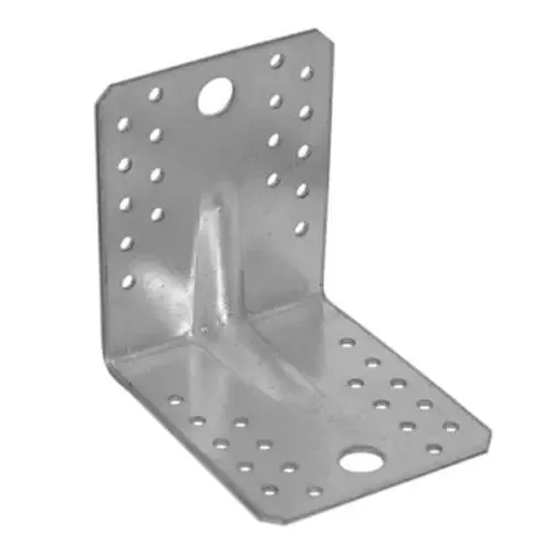 Perforált sarokösszekötő erős 105x105x90mm 2,5mm