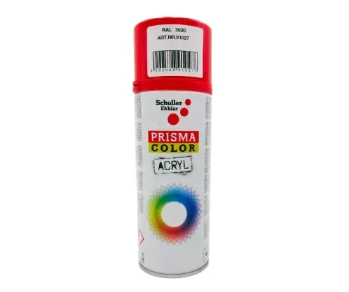 Prisma Color RAL 3020 400ml, forgalmi piros