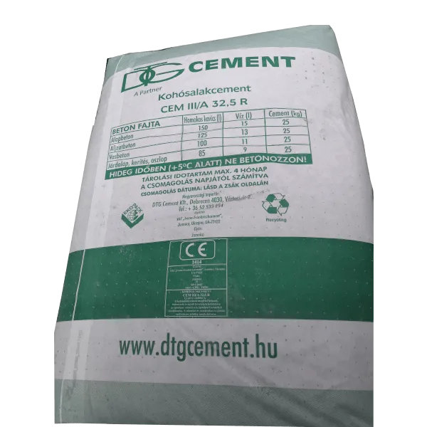 Ukrán Cement CEM III/A 32,5N 25kg/zsák 64zsák/raklap