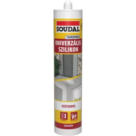 Soudal Univerzális szilikon színtelen 280ml