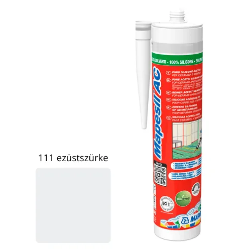 Mapei Mapesil AC 111 ezüstszürke 310ml