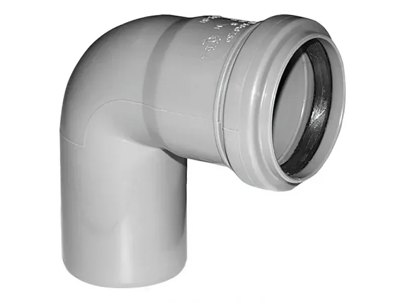 PVC könyök 40mm 87°