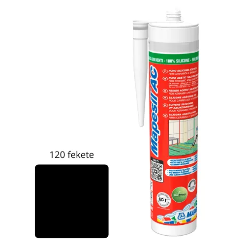 Mapei Mapesil AC 120 fekete 310ml