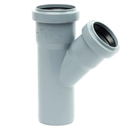 PVC Y idom 40mm-32mm 45° szűkítő