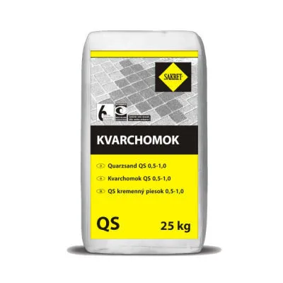Sakret QS kvarchomok 25kg 0,5-1mm (48db/raklap)