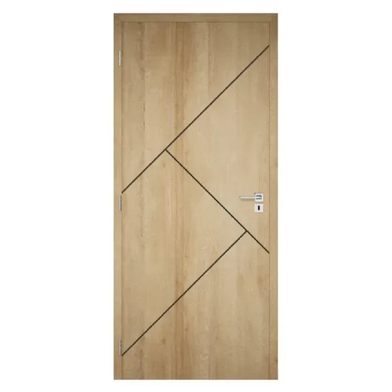 Ajtólap Belgatto B -12 90 x 210 Bal B639 Európai tölgy Papírrács