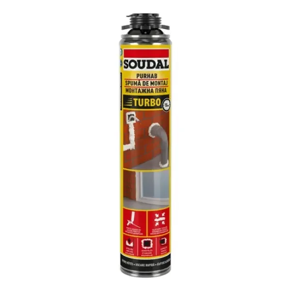 Soudal Purhab Turbo pisztoly 750ml