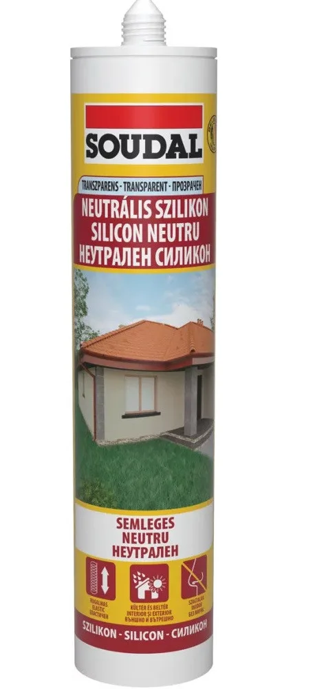 Soudal Neutralis szilikon színtelen 280ml