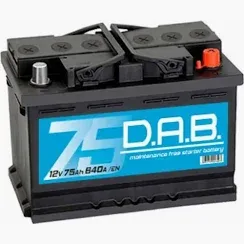 Akkumlátor DAB 12V-75ah