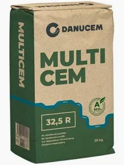 Magyar Cement  Danucem Házépítő 25 kg 32,5R CEM II/C-M (S-LL) 56/rakl