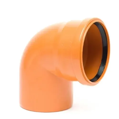 PVC könyök 110mm 87° Sárga