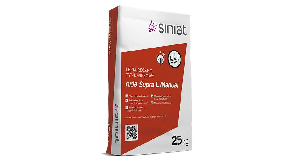 Nida Supra L Gipszvakolat 25kg