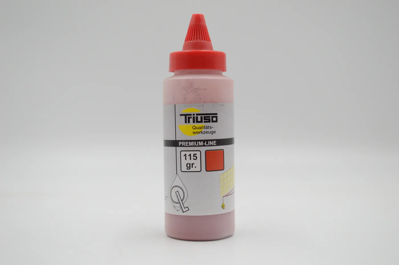 Kicsapózsinórhoz porfesték 115g piros