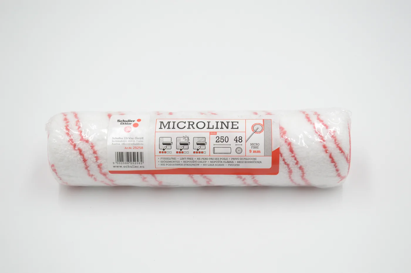 Microline 25cm festőhenger, 9mm-es szálhossz