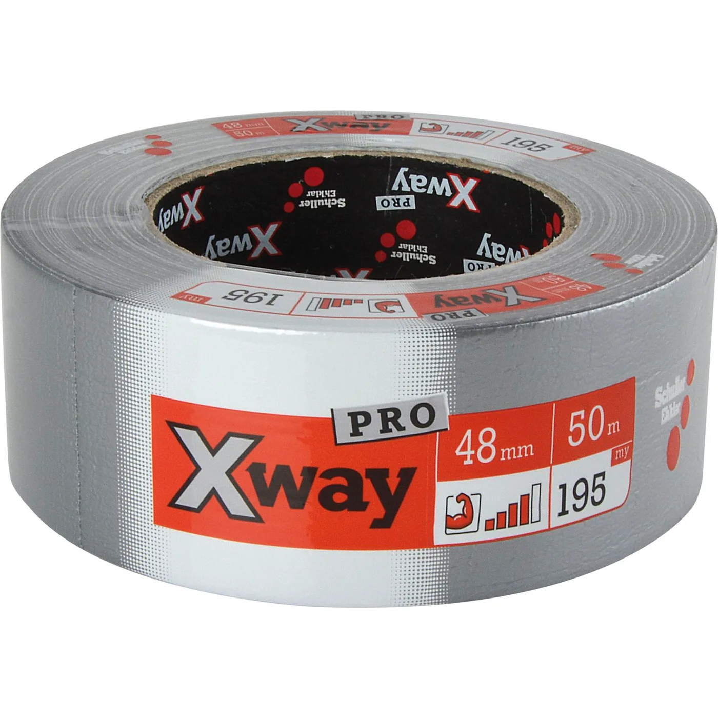 X-Way Pro 48mmx50m silver ragasztószalag, szövetbetétes, ezüst
