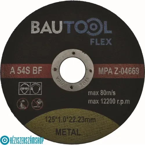 BauTool Vágótárcsa fémhez 115x1